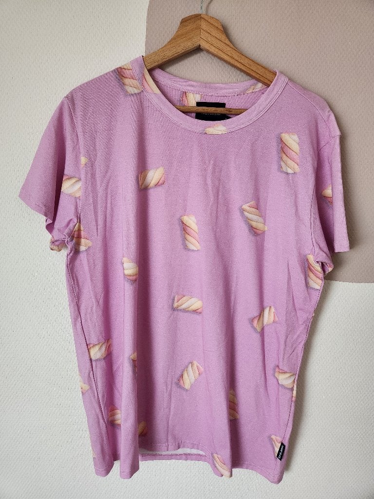 Snurk roze shirt met spekjes - S, Snurk, Ophalen of Verzenden, Nieuw, Maat 36 (S)