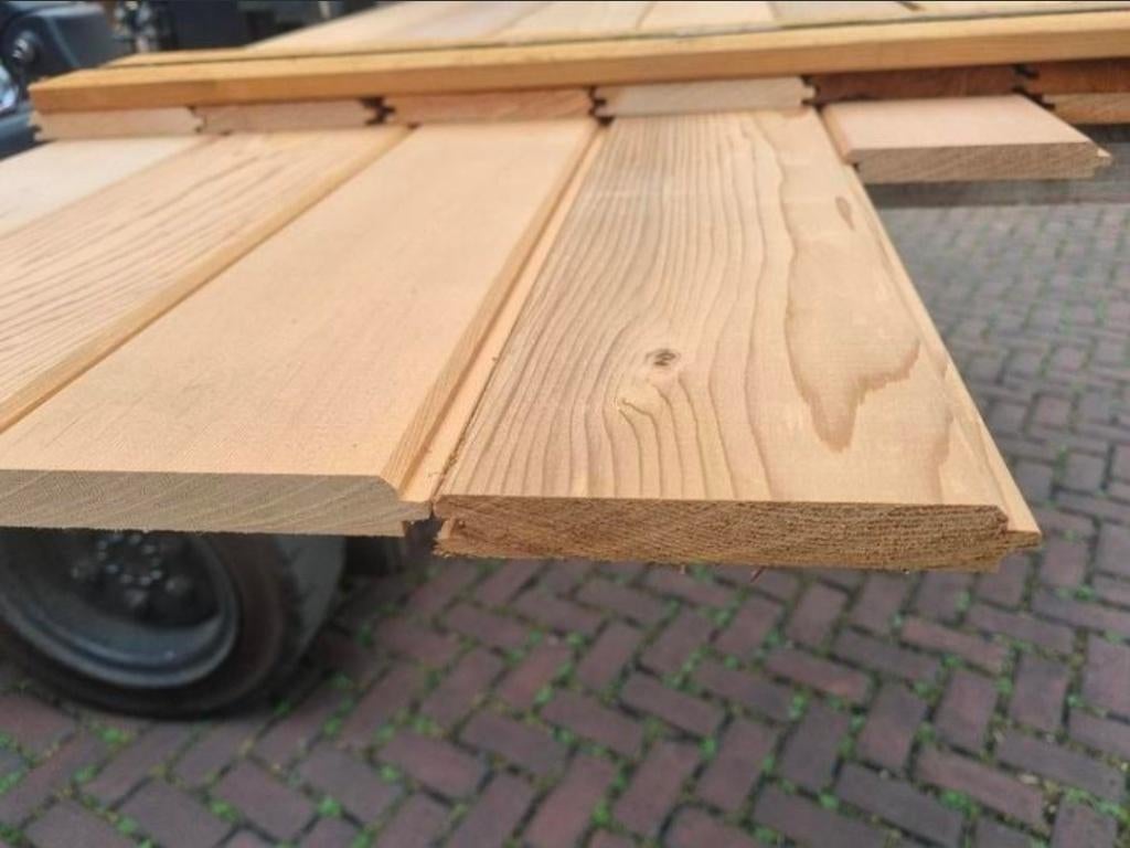 4.75 m2 Red Cedar puntgroef - nr: HP251, Tuin en Terras, Palen, Balken en Planken, Ophalen, Nieuw, 180 tot 250 cm, Planken