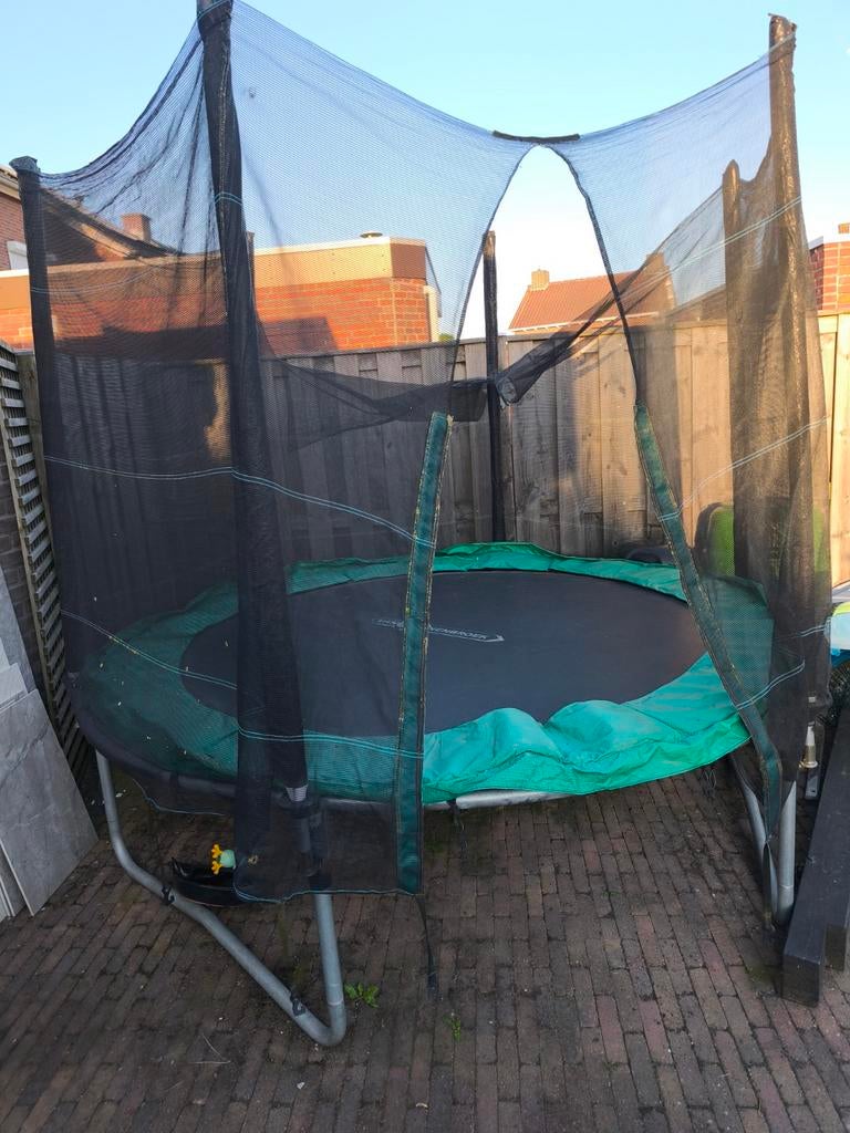 Trampoline, Kinderen en Baby's, Speelgoed | Buiten | Trampolines, Ophalen, Gebruikt