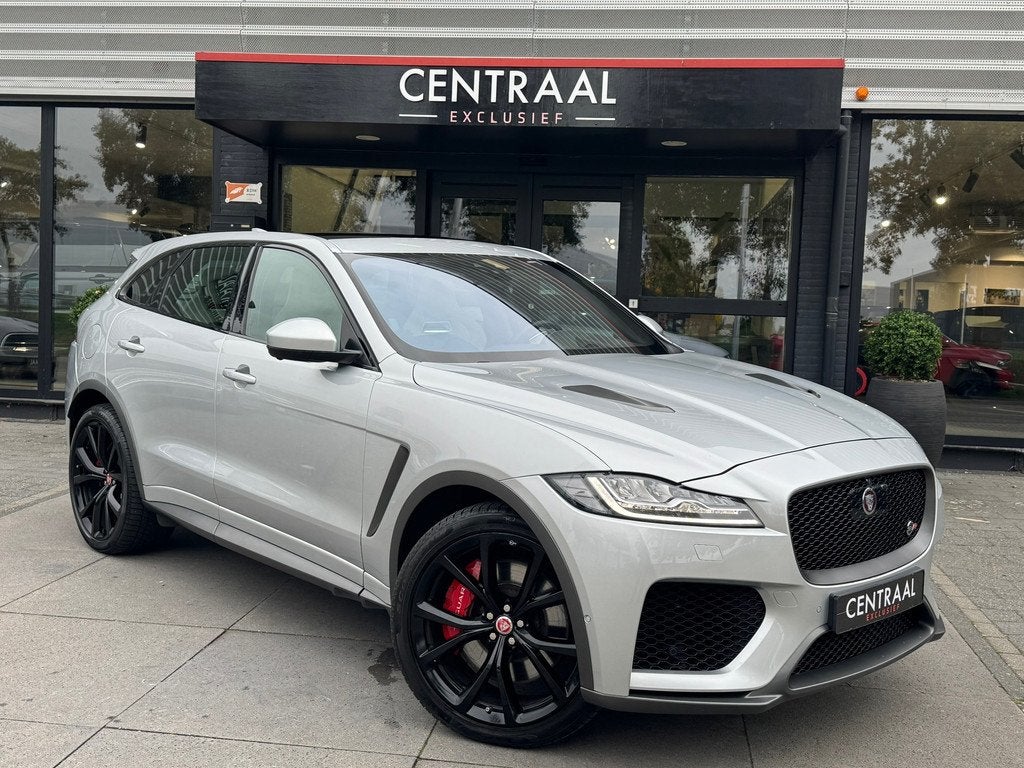 Jaguar F-Pace SVR 5.0 V8 AWD 550PK|Pano|Carbon|Meridian|Head, Automaat, Adaptive Cruise Control, Bedrijf, Vierwielaandrijving