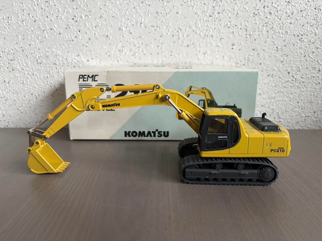 Goods Wave 1/43 004 Komatsu PC210 graafmachine op rupsbanden, Ophalen of Verzenden, Nieuw, Auto, Overige merken