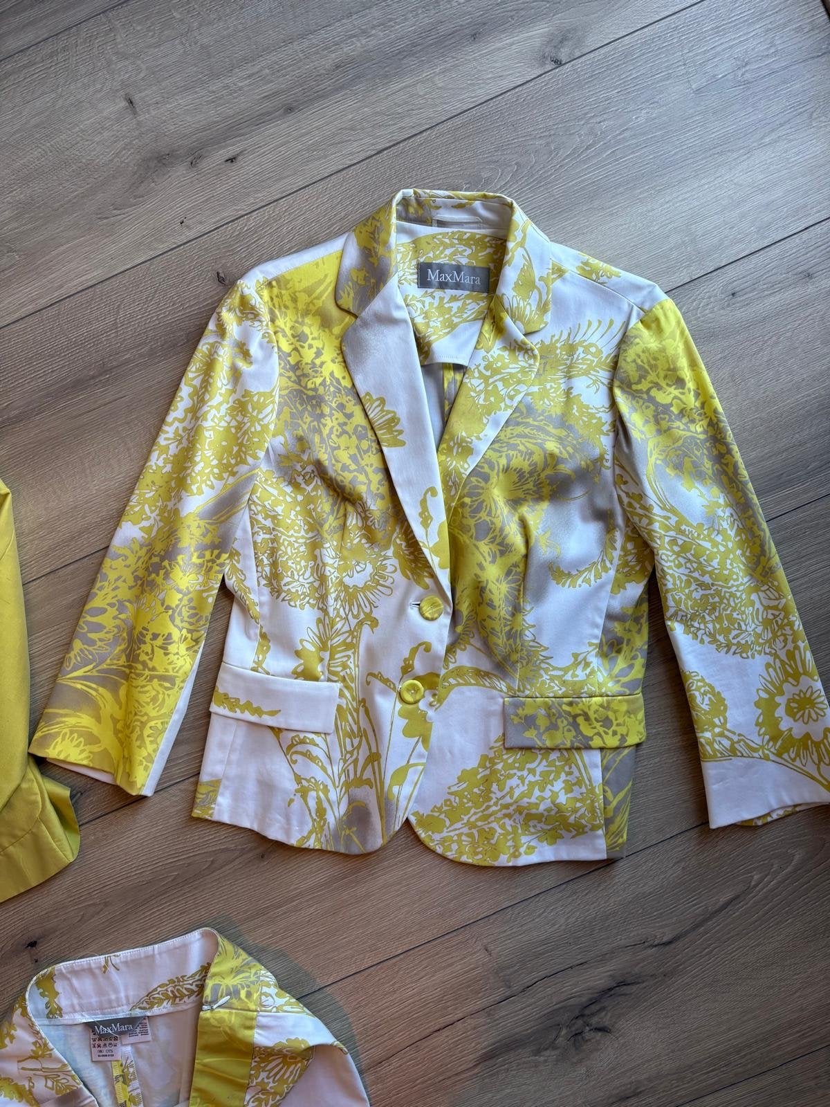 Nieuw Max Mara blazer maat 44, Kleding | Dames, Geel, Maat 42/44 (L), Ophalen of Verzenden, Zo goed als nieuw