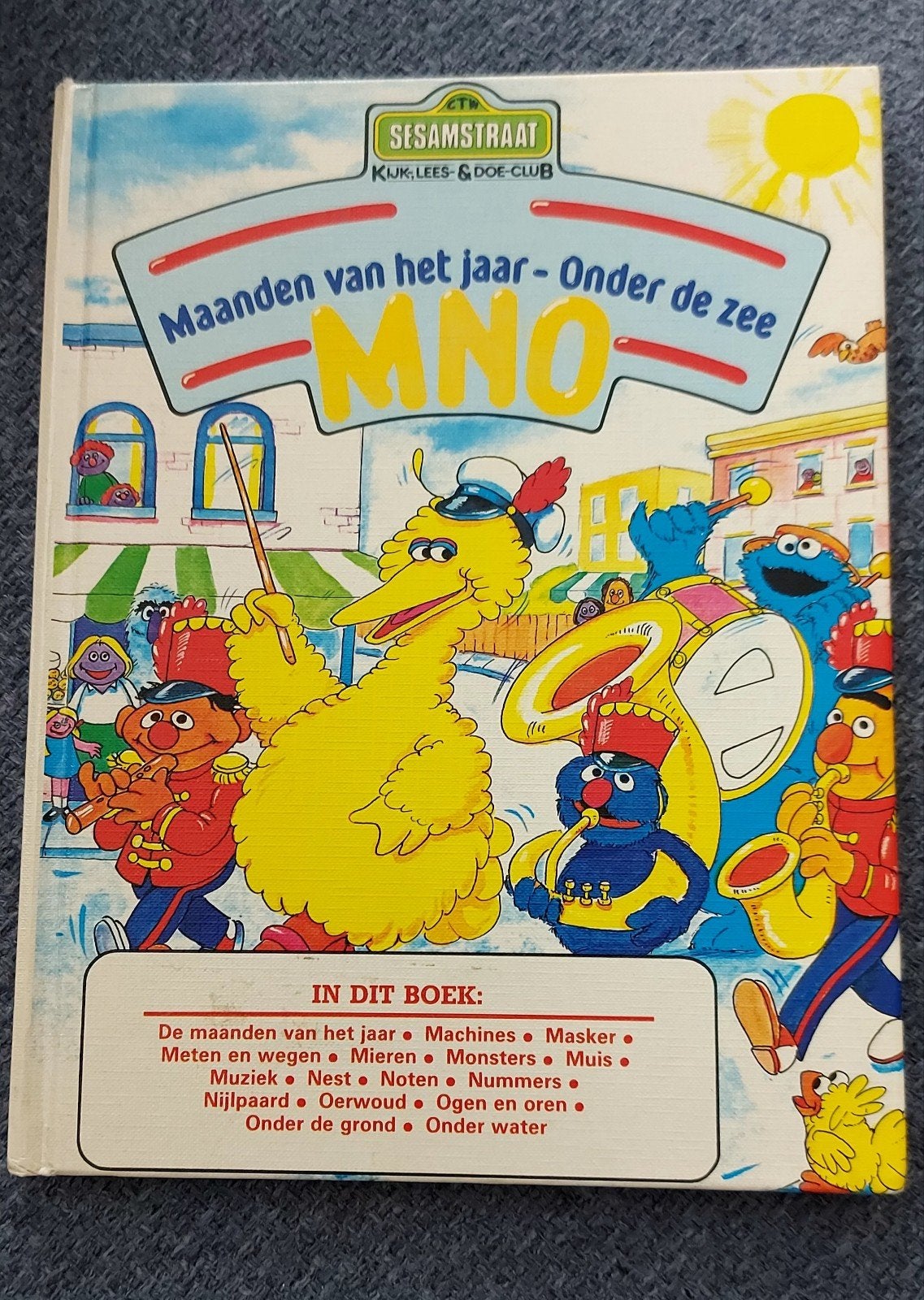 Sesamstraat Letterboek: Maanden van het Jaar - Onder de Zee, Gelezen, Non-fictie, Ophalen of Verzenden, Sesamstraat