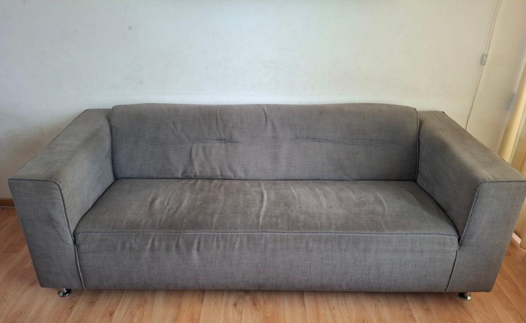 GRATIS bank en loveseat, Ophalen, Gebruikt, 75 tot 100 cm, Rechte bank