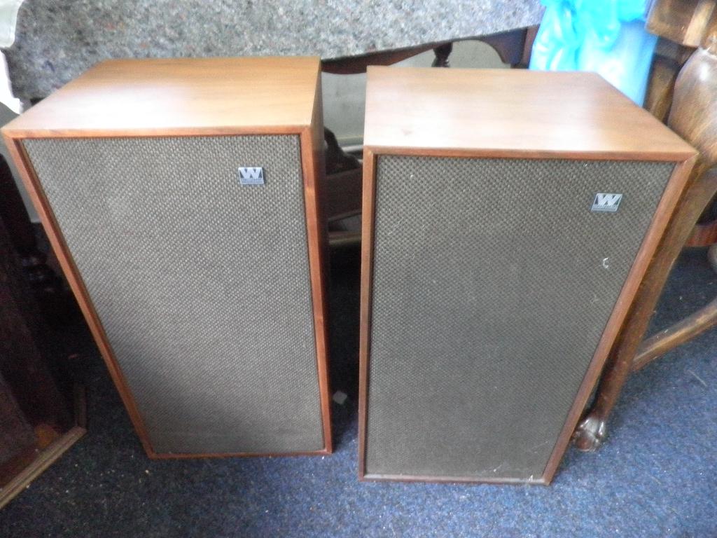 2 Wharfedale geluidsboxen, Overige merken, Gebruikt, Ophalen of Verzenden, Minder dan 60 watt