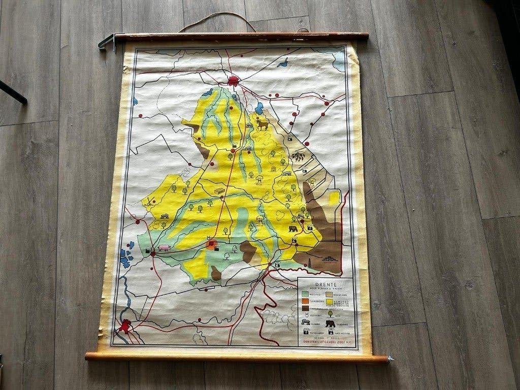Drenthe, Bakker en Rusch, Ophalen of Verzenden, Aardrijkskunde