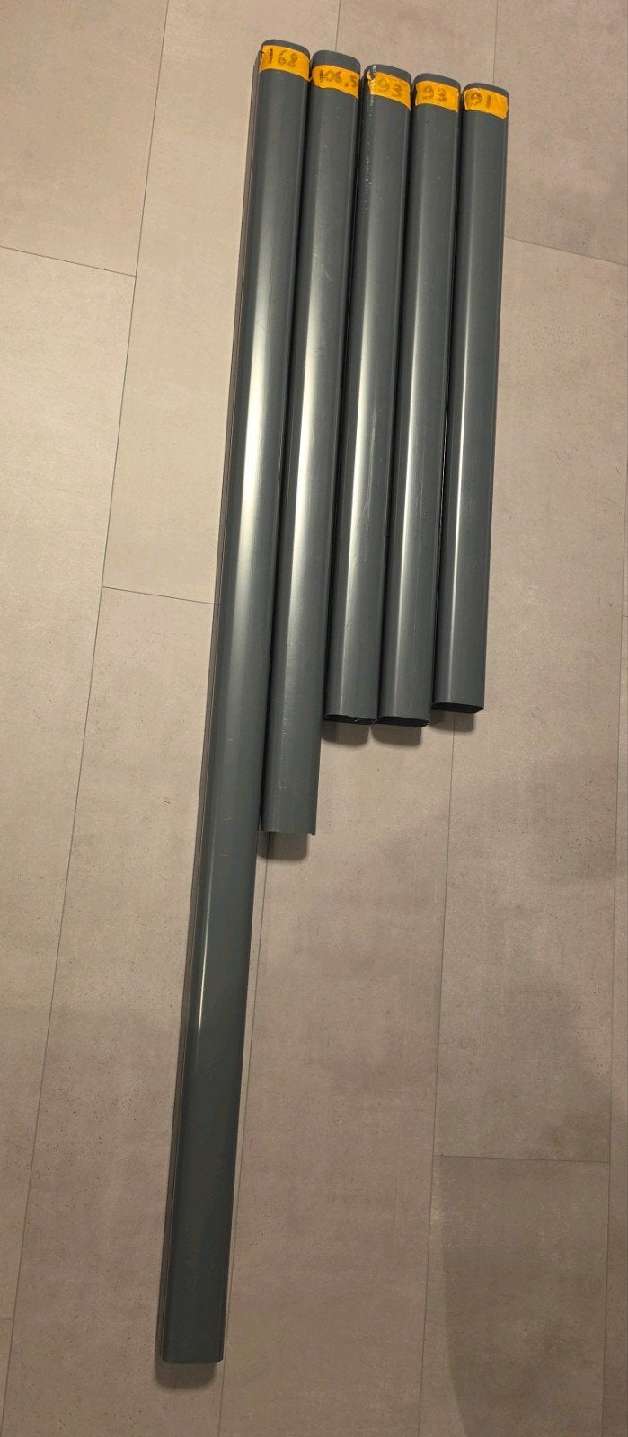 Tecnosystemi Optima leidinggoot | T75 | Antraciet, Ophalen, Pvc, Overige typen, Minder dan 2 meter