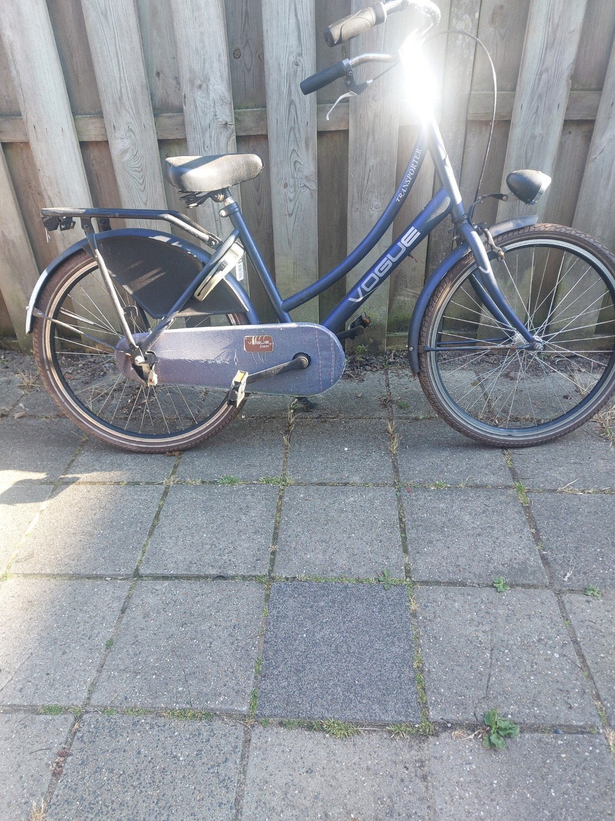 vogue transporter meisjes fiets, Fietsen en Brommers, Terugtraprem, Gebruikt, Vogue, Handrem