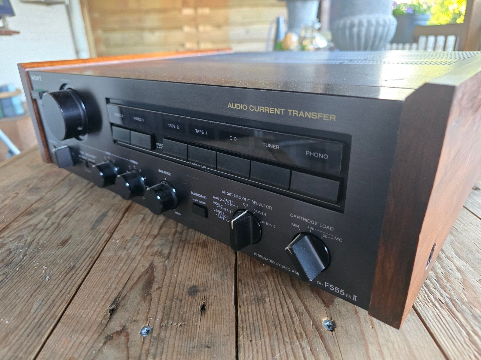 Sony TA-F555ESII Geïntegreerde Stereo Versterker, Audio, Tv en Foto, Versterkers en Receivers, Ophalen, Gebruikt, Sony, 120 watt of meer