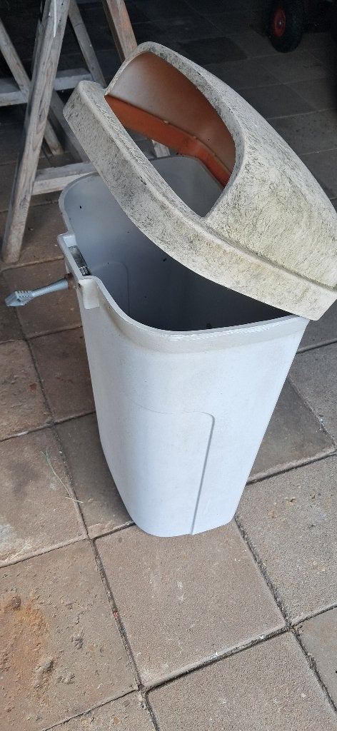 Afval emmer, Huis en Inrichting, Woonaccessoires | Prullenbakken, 40 liter of meer, Ophalen, Gebruikt, Kunststof