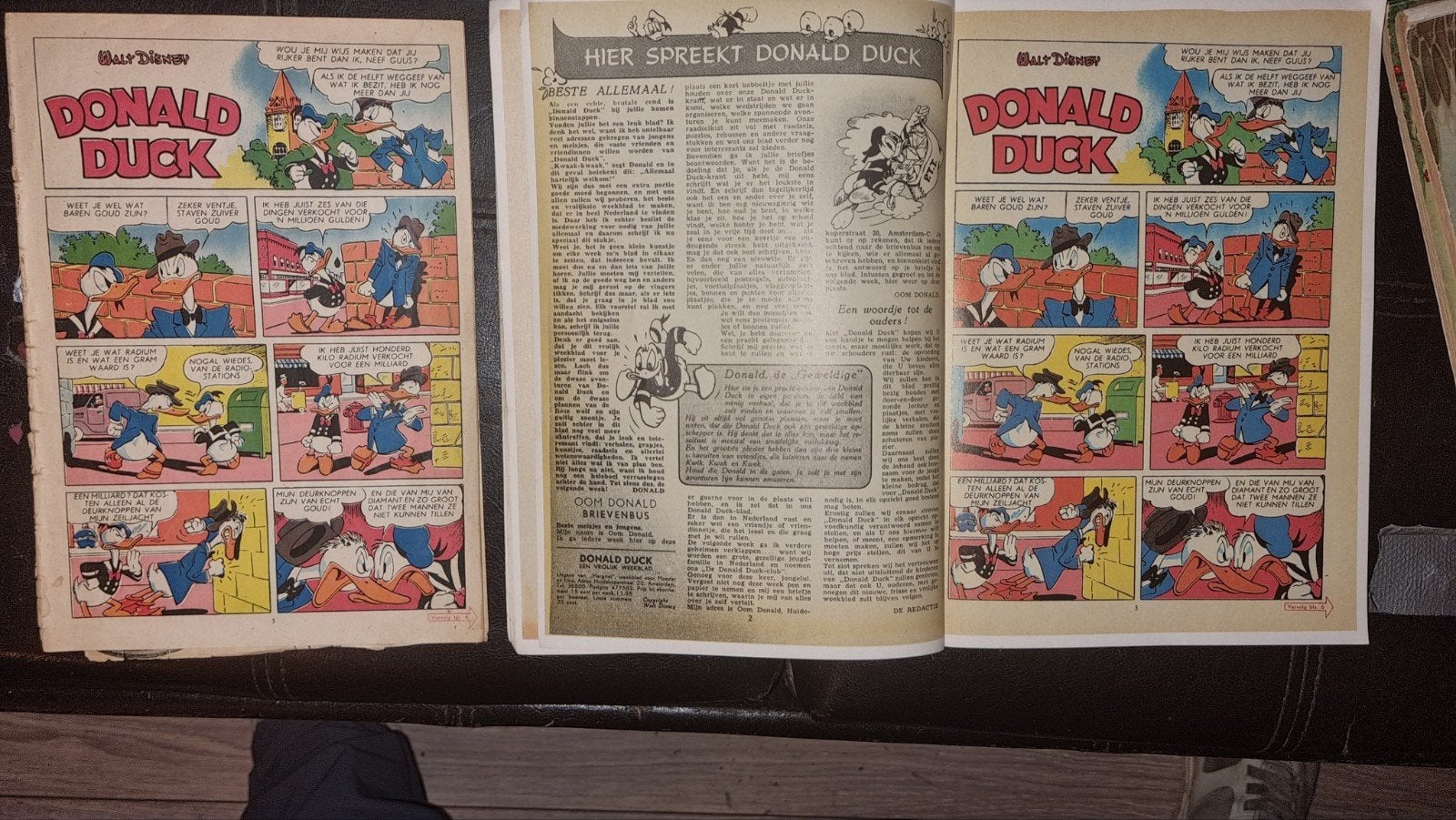 Donald Duck  1952 no.2 mist alleen de de voorkant, Boeken, Eén comic, Ophalen of Verzenden, Gelezen, Europa