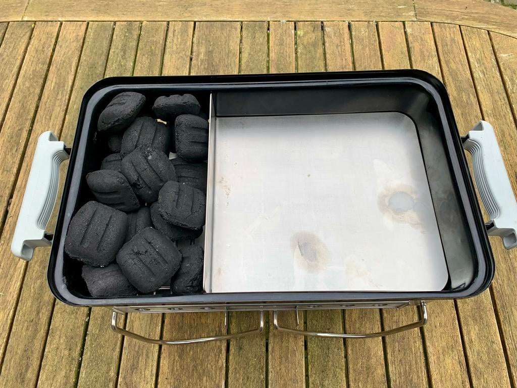 Offset Plaat voor Weber Go-Anywhere BBQ, Ophalen, Nieuw, Met accessoires
