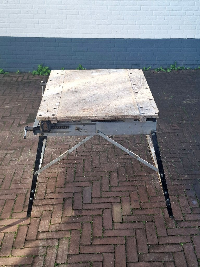solide werkbank, Ophalen, Gebruikt, 70 tot 120 cm, Inklapbaar
