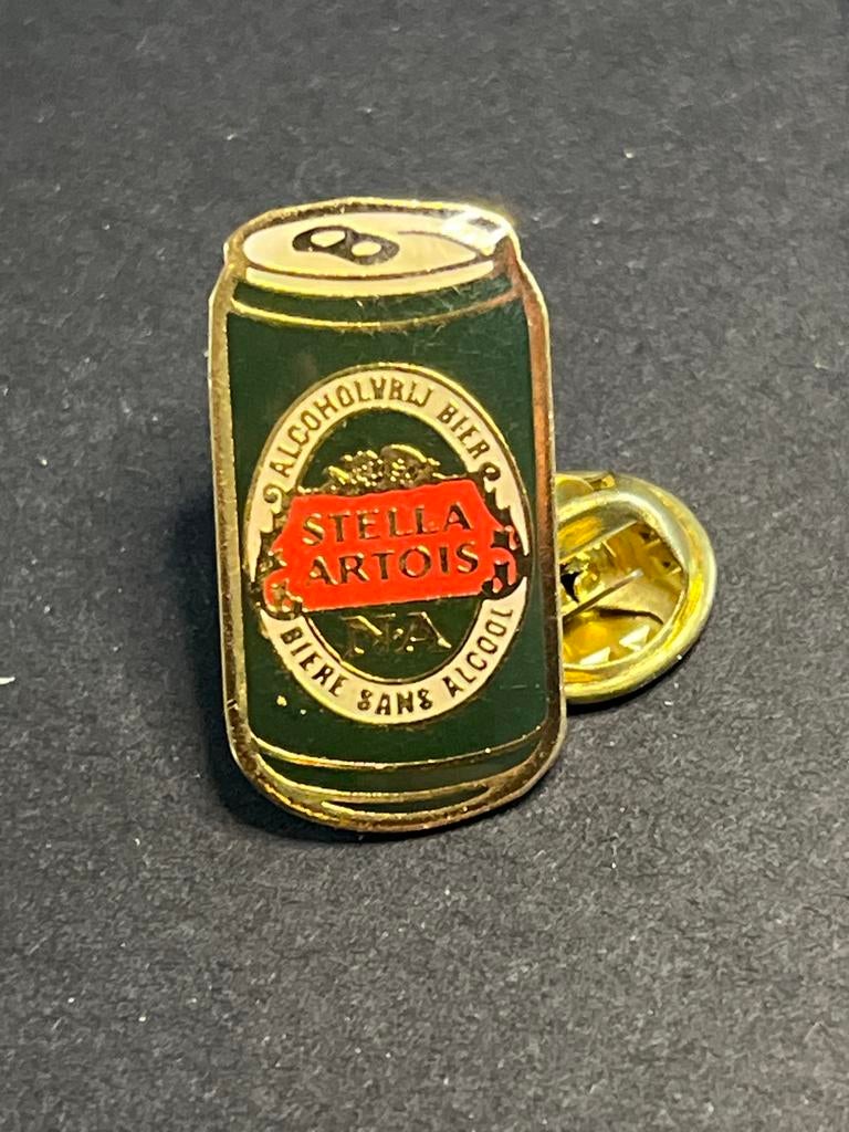 Stella Artois Alcoholvrij Bier blik Pin, Verzamelen, Biermerken, Zo goed als nieuw, Overige typen, Stella Artois, Ophalen of Verzenden