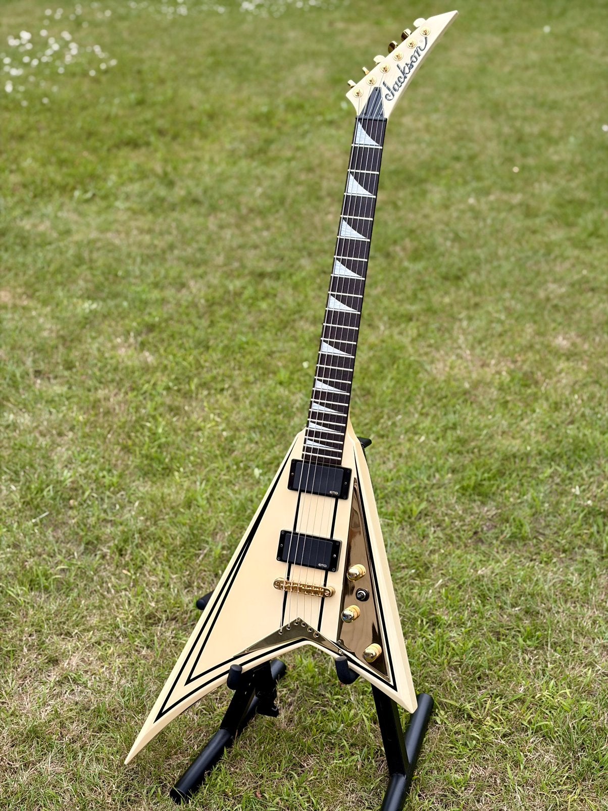 Jackson rhoads rr5 made in japan met emg en gotoh hardware, Ophalen, Zo goed als nieuw, Solid body, Overige merken