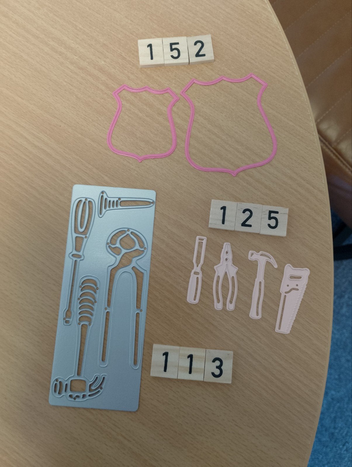 Snij/ embossing mallen samen, Verzenden, Zo goed als nieuw, Overige thema's, Pons of Mal