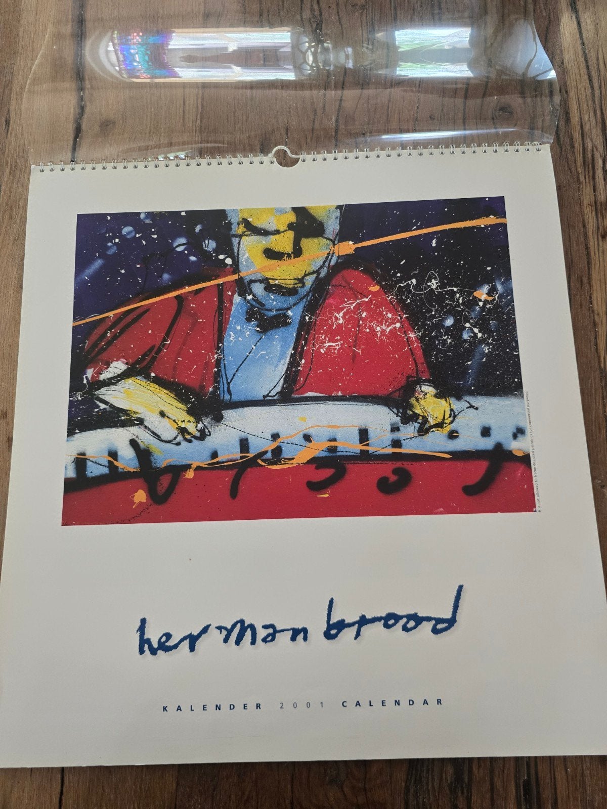 Herman Brood kalender 2001, Verzenden, Maandkalender, Zo goed als nieuw