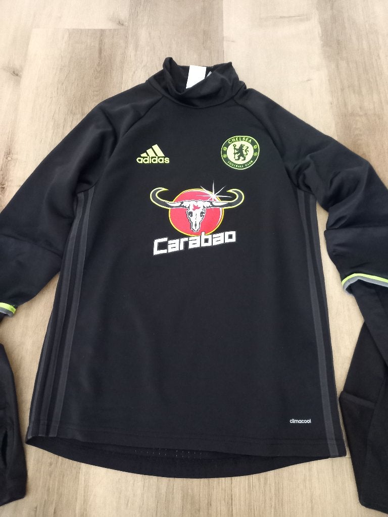 Adidas Chelsea FC Trainingsshirt Zwart Maat XS, Zwart, Ophalen of Verzenden, Zo goed als nieuw, Adidas