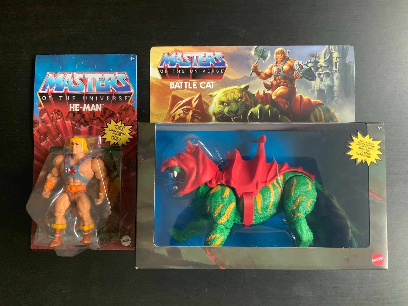 Masters of the Universe: He-Man en Battle Cat set, Ophalen of Verzenden, Nieuw