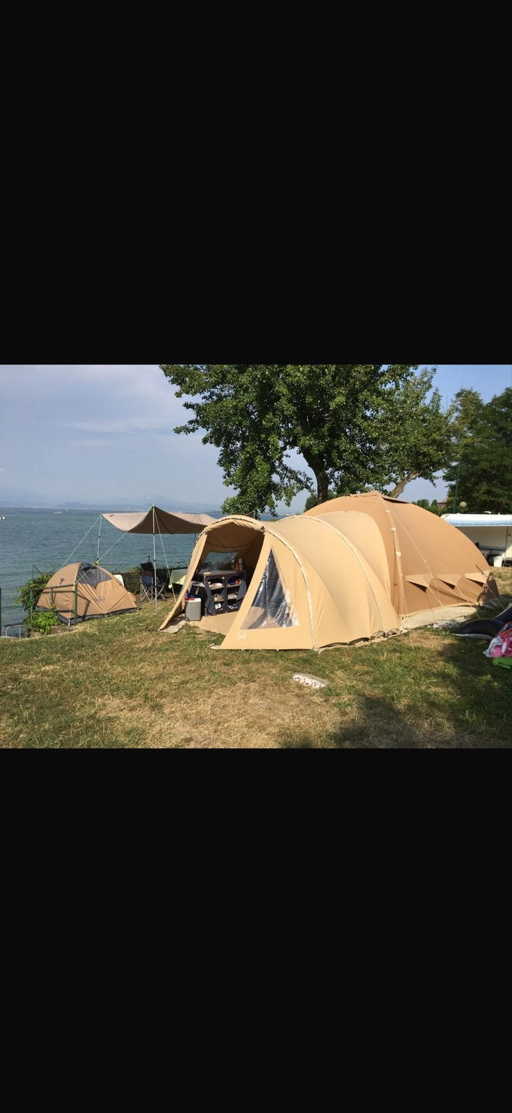 Karsten tent + complete inhoud 380/380, Caravans en Kamperen, Ophalen, Gebruikt, Meer dan 6
