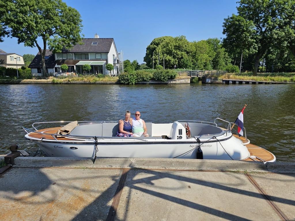 Aquatico retro classic 650. 2023  sloep, Watersport en Boten, Sloepen, Ophalen, Polyester, Diesel, Binnenboordmotor