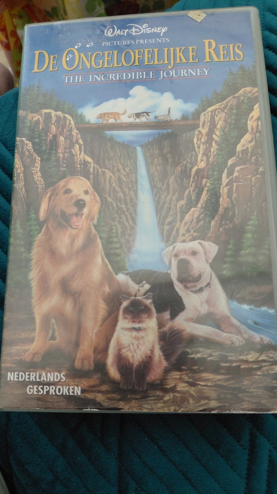 De Ongelofelijke Reis (The Incredible Journey) - Disney VHS, Gebruikt, Alle leeftijden, Kinderfilm, VHS