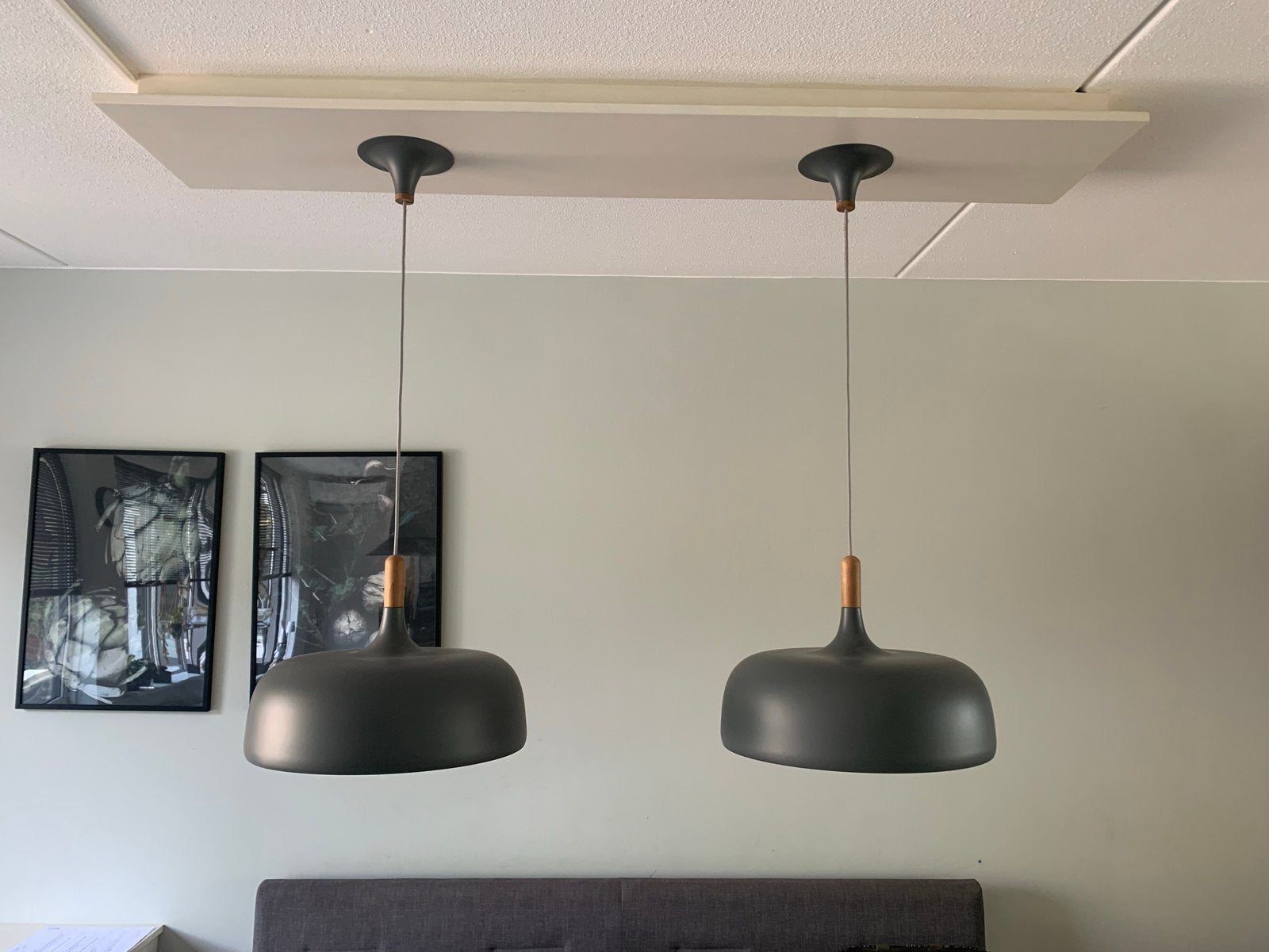 2x Northern Acorn hanglampen - Zo goed als nieuw, Ophalen, Zo goed als nieuw, Metaal, E27 (groot)