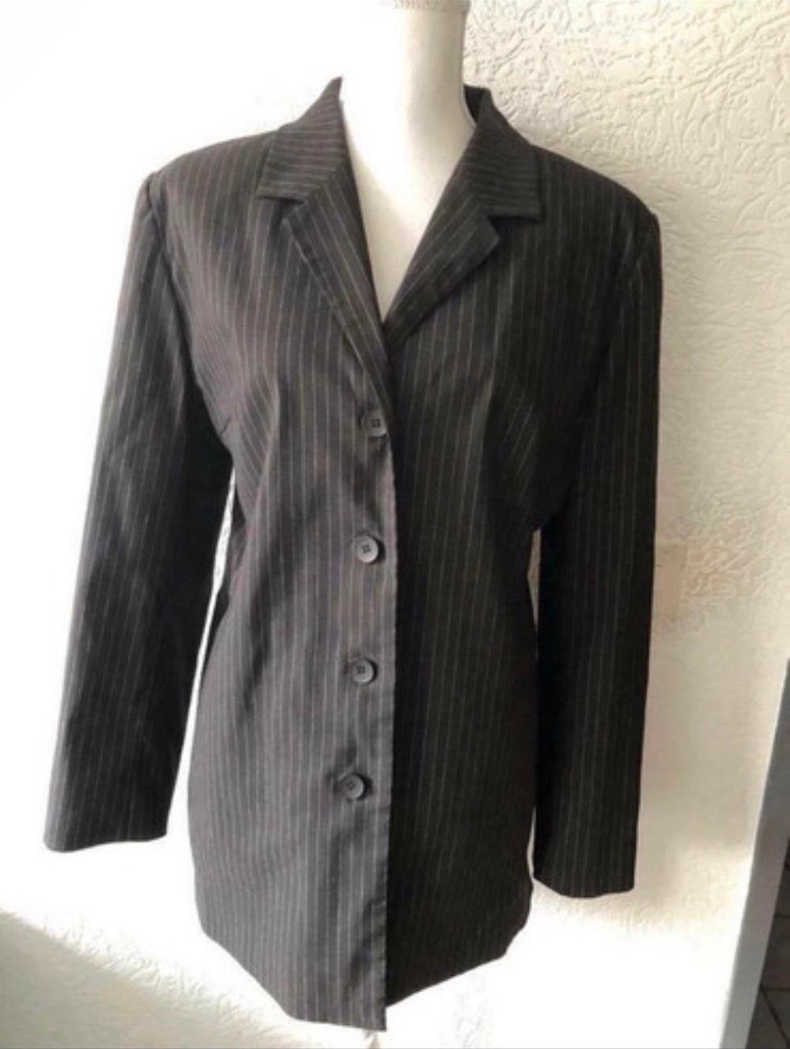 Maat 42 - jasje / blazer van enjoy life - zwart gestreept, Kleding | Dames, Zwart, Maat 42/44 (L), Ophalen of Verzenden, Zo goed als nieuw