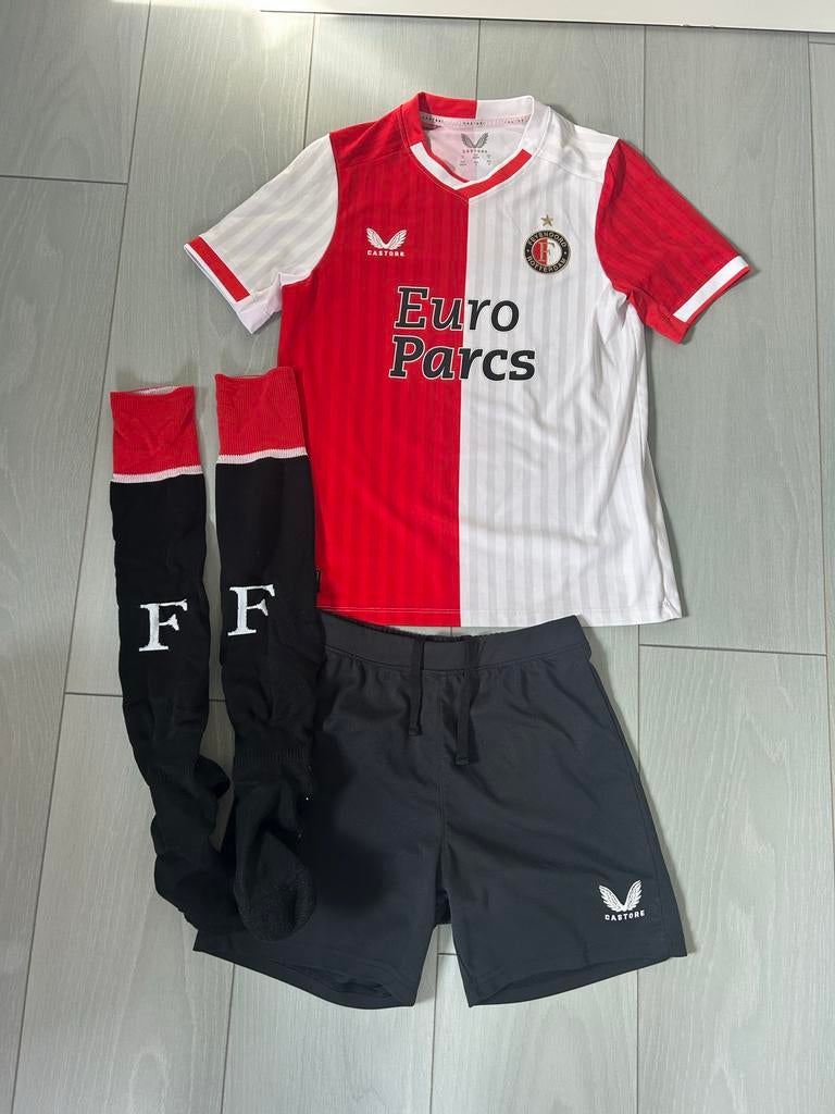 Feyenoord Thuistenue 2023/2024 - Maat 158CM (Jeugd), Ophalen of Verzenden, Zo goed als nieuw, Overige maten