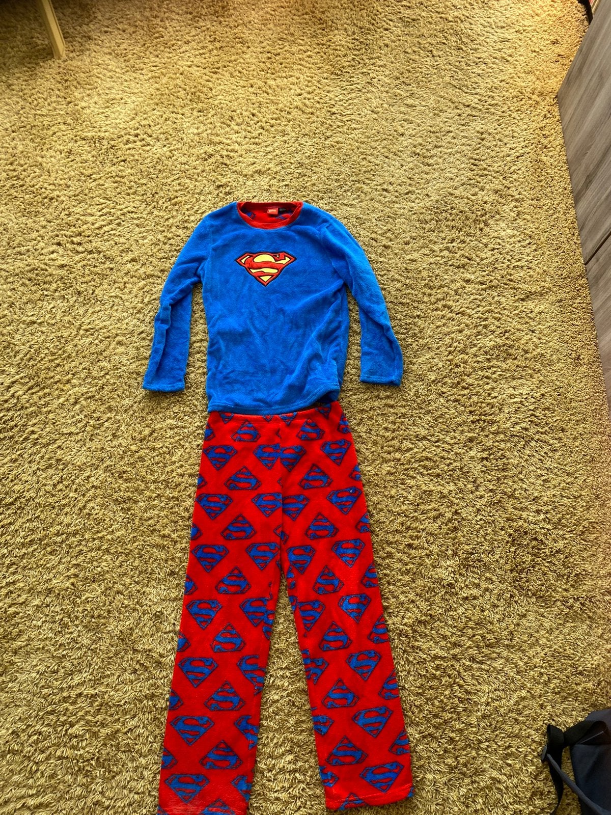 Superman pyjama – voor 10-12 jaar, Ophalen, Zo goed als nieuw, Overige maten
