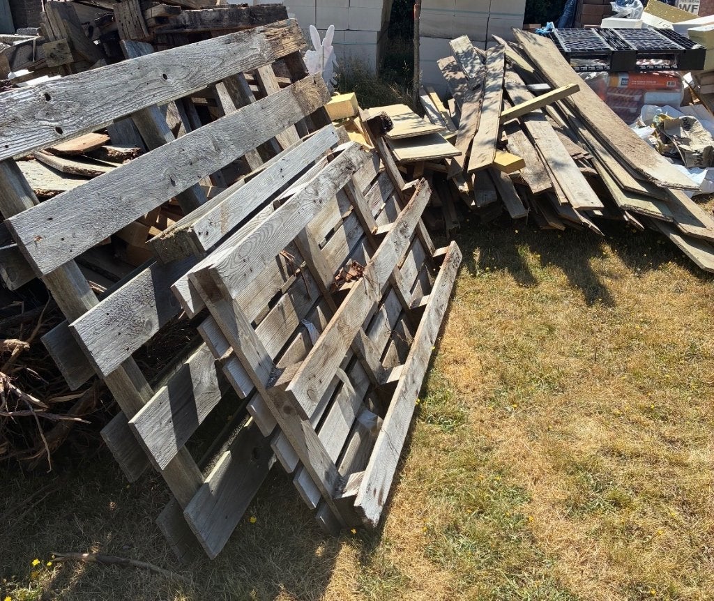 Gratis hout, Tuin en Terras, Haardhout, Minder dan 3 m³, Ophalen, Overige houtsoorten, Blokken