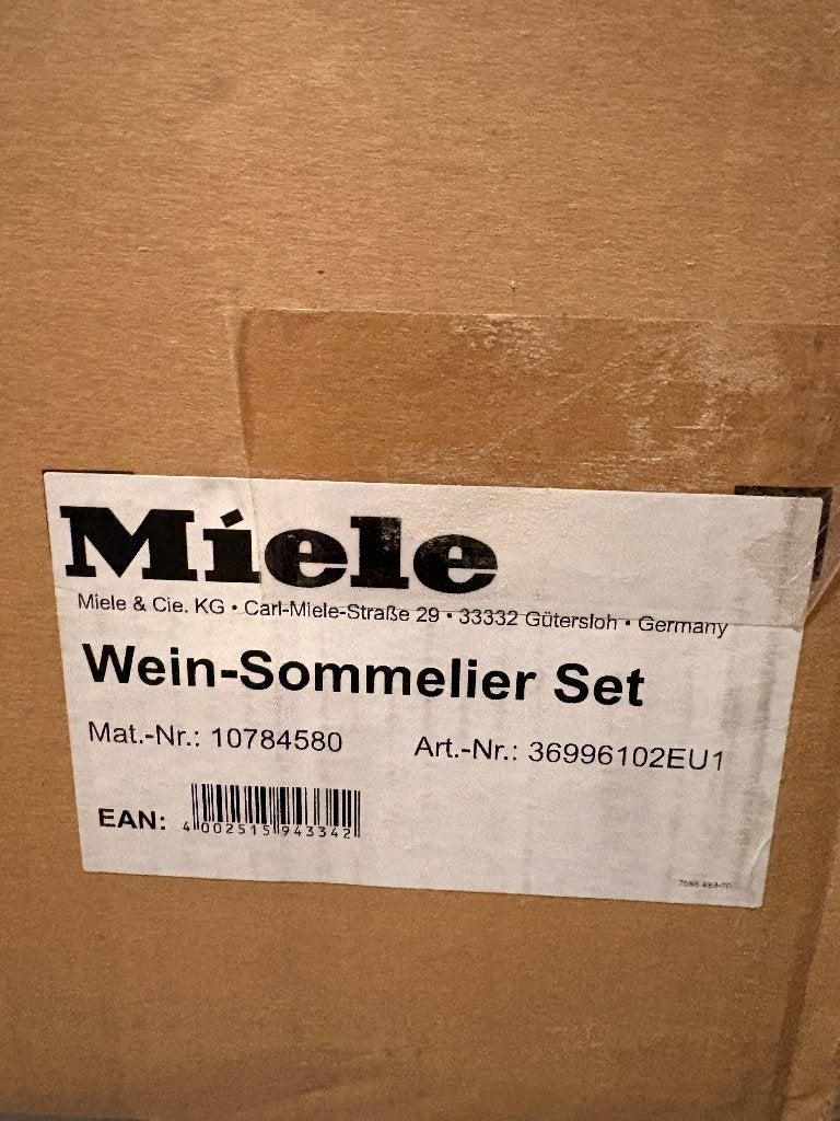 MIELE Sommelierset te koop (NIEUW IN DOOS) - WSS6700, Overige typen, Hout, Nieuw, Ophalen of Verzenden