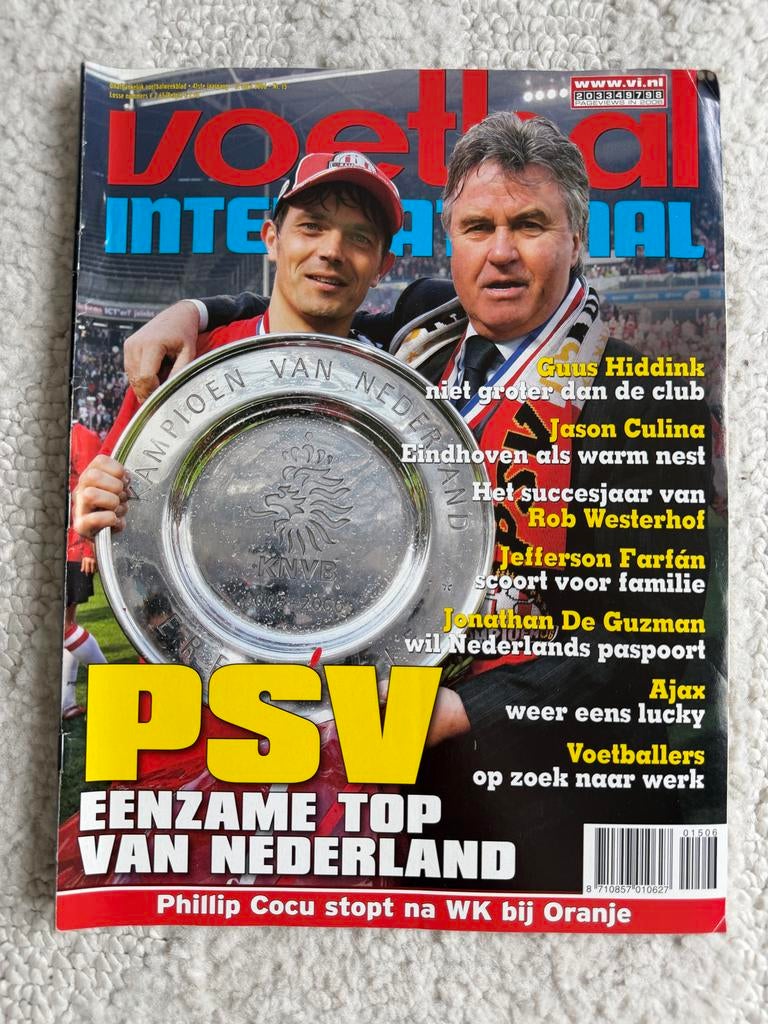 Voetbal International magazine PSV kampioen, Ophalen of Verzenden, Gelezen, Sport en Vrije tijd