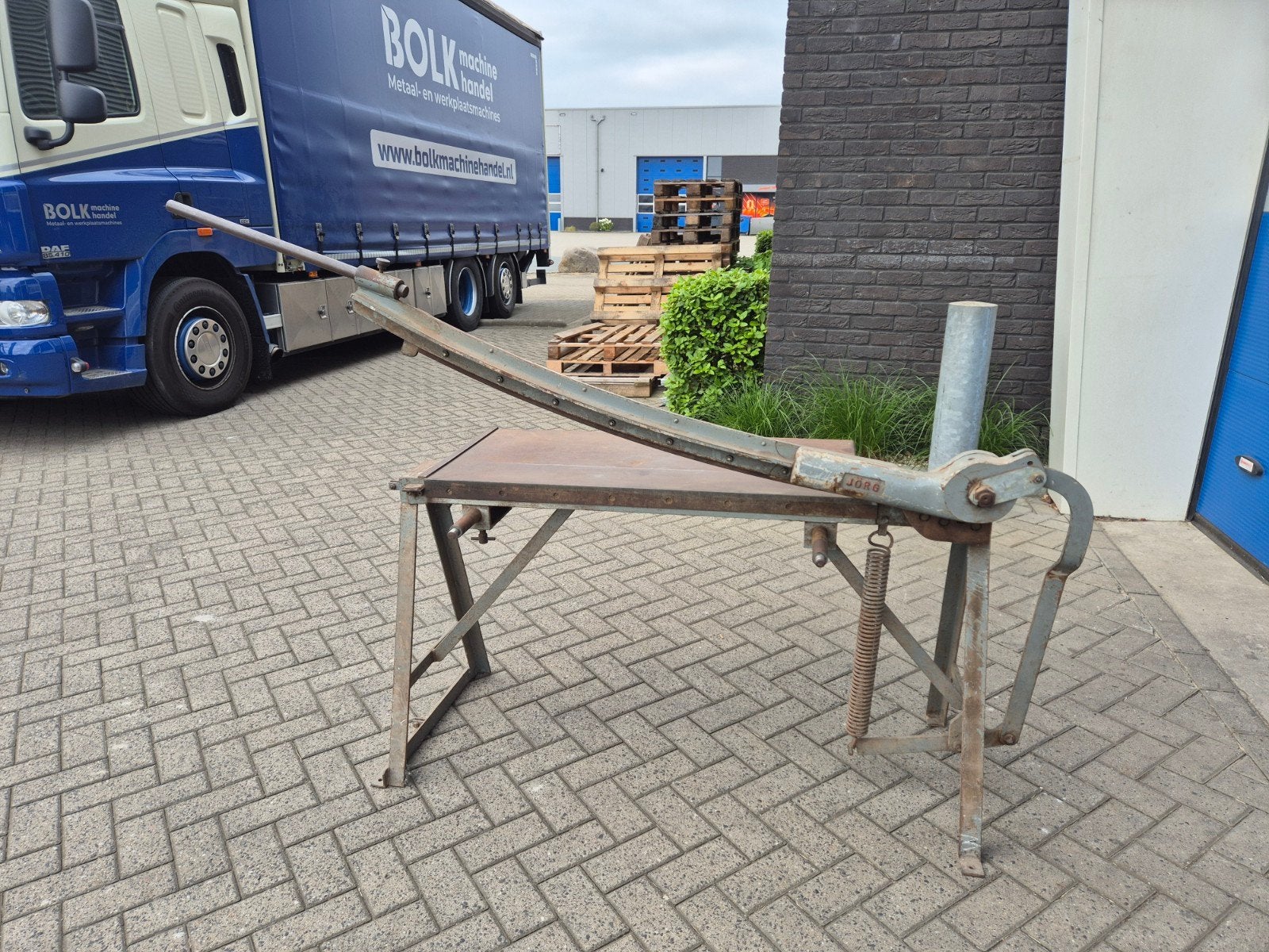 JÖRG TYPE 4001 Slagschaar handbediend 1020x1mm staal, Gebruikt, Overige merken, Holland, Info@bolkmachinehandel.nl