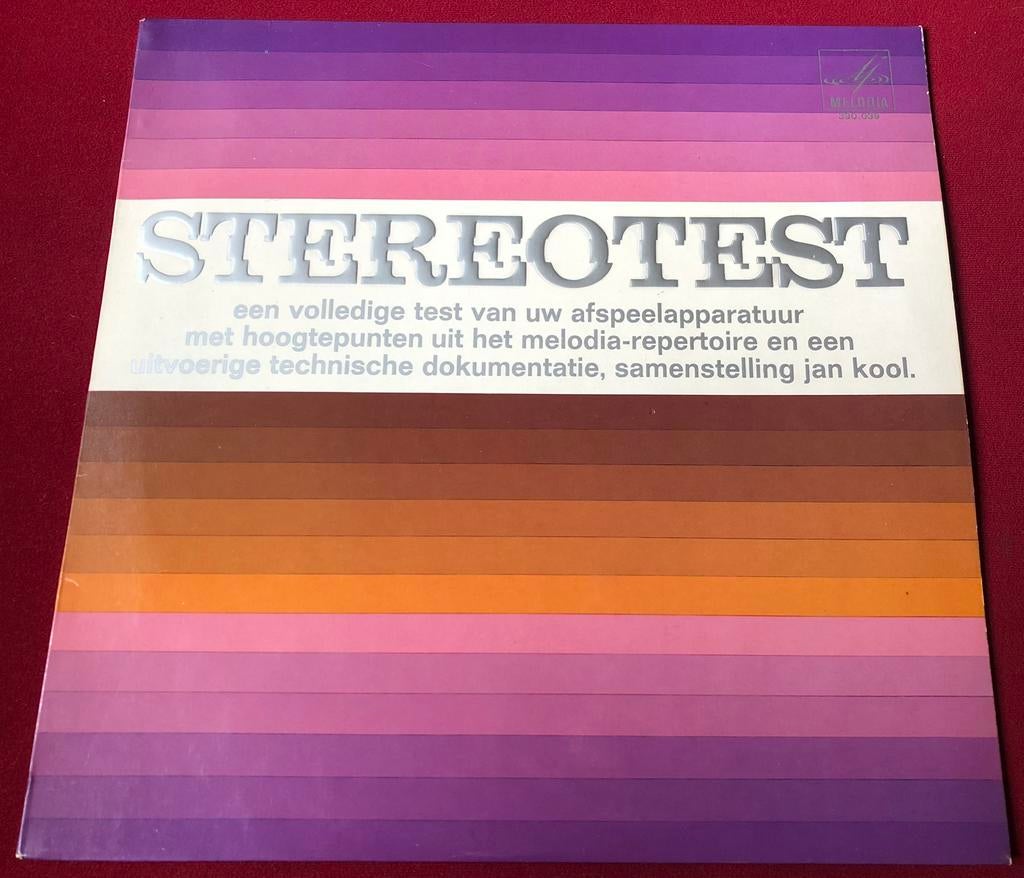 Stereotest / testplaat, Ophalen of Verzenden, Zo goed als nieuw, Overige formaten