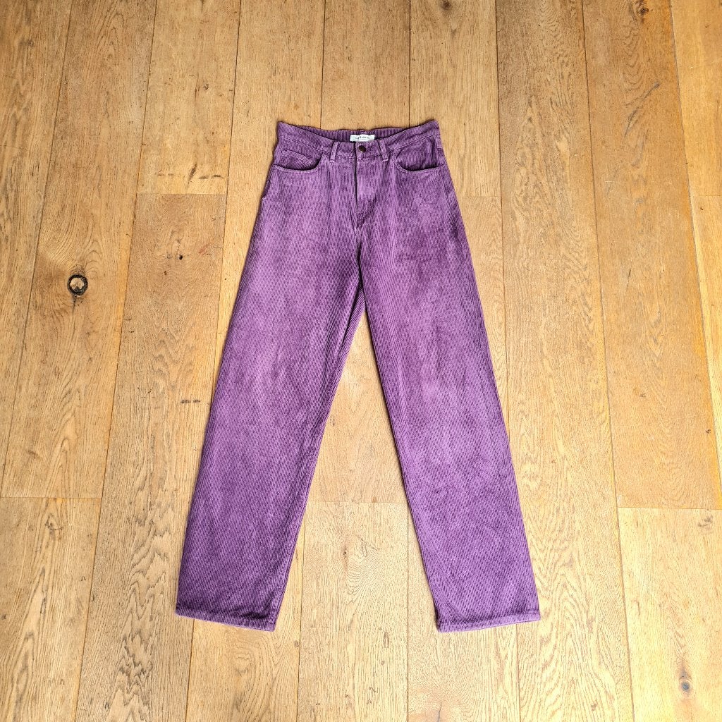 Paarse vintage Carhartt corduroy broek met rechte pijpen, Paars, Ophalen of Verzenden, Maat 34 (XS) of kleiner, Lang