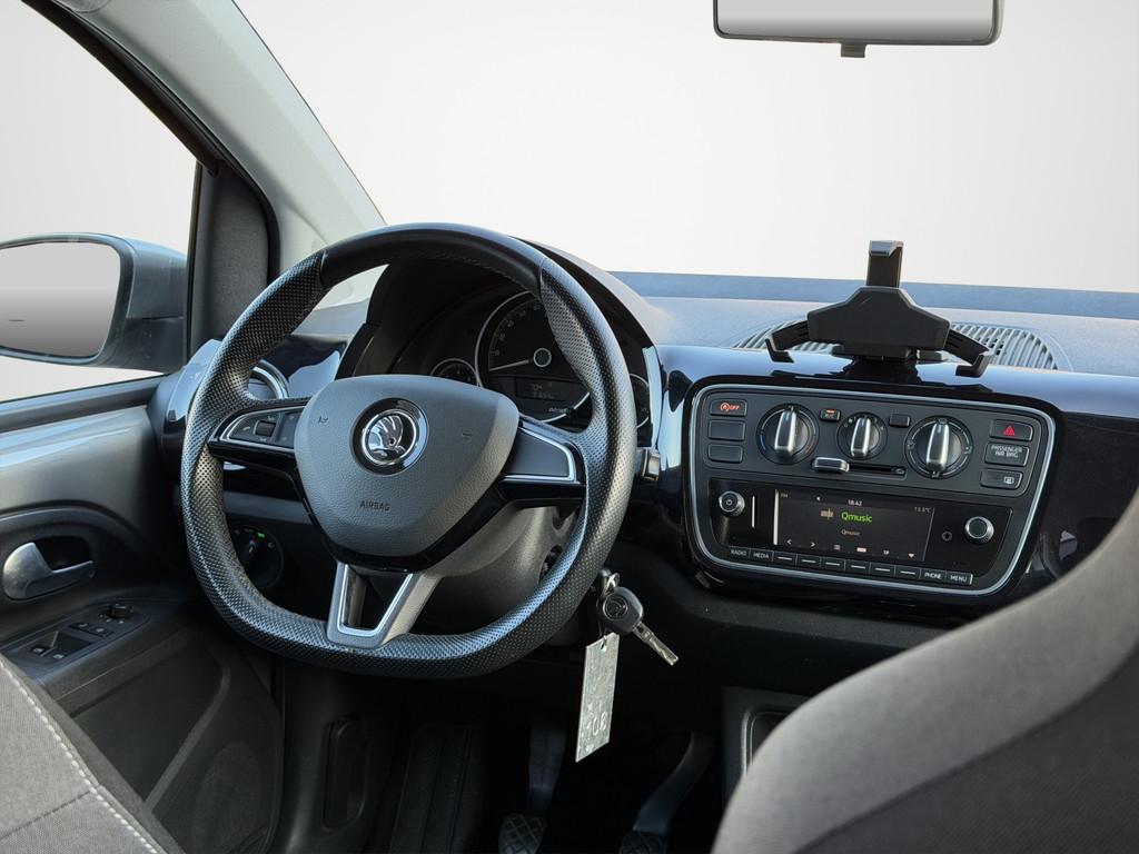 Skoda Citigo 1.0 Greentech Style Airco|Cruise|Bluetooth|NAP, Voorwielaandrijving, Gebruikt, Euro 6, 60 pk