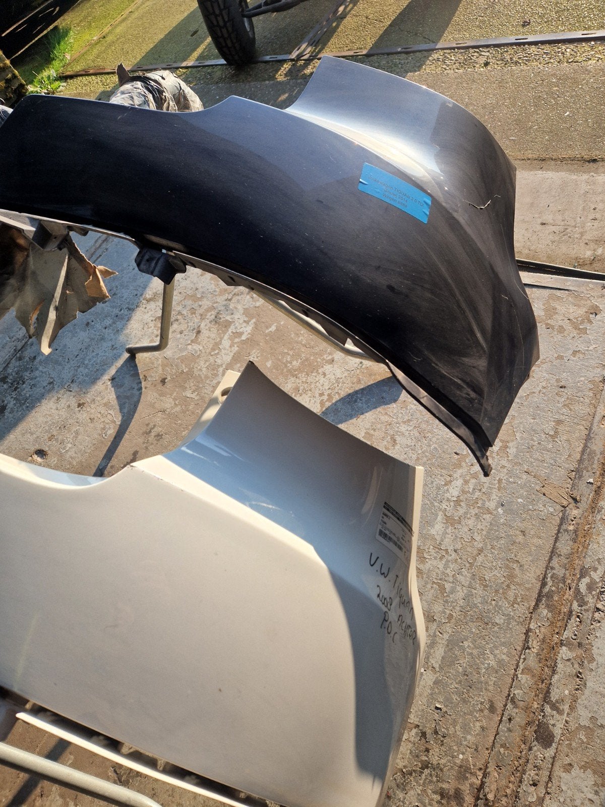 Volkswagen Tiguan achter bumper, Ophalen of Verzenden, Achter, Volkswagen, Bumper