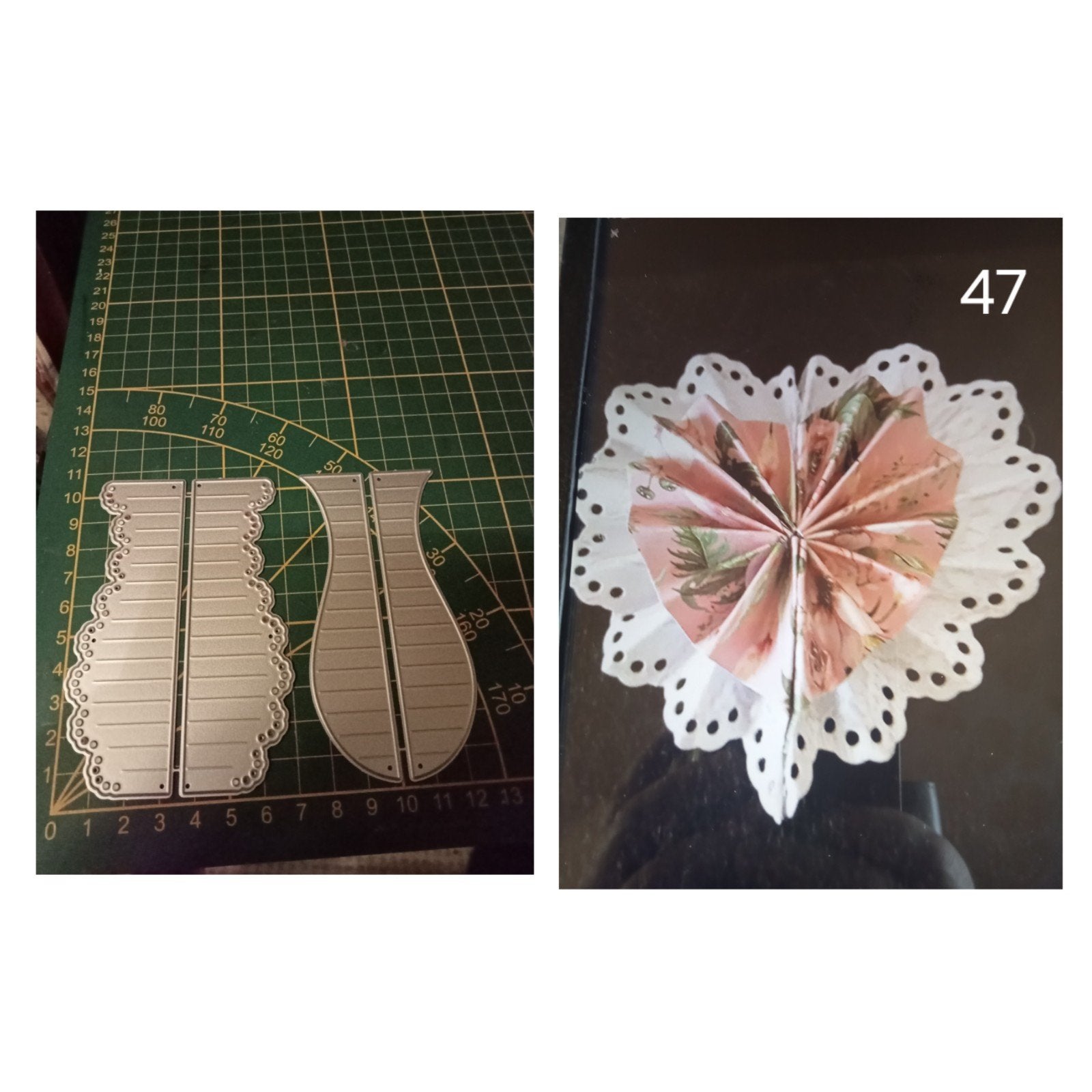 Snijmal hart rozetjes., Hobby en Vrije tijd, Kaarten | Zelf maken, Ophalen of Verzenden, Zo goed als nieuw, Overige thema's, Pons of Mal