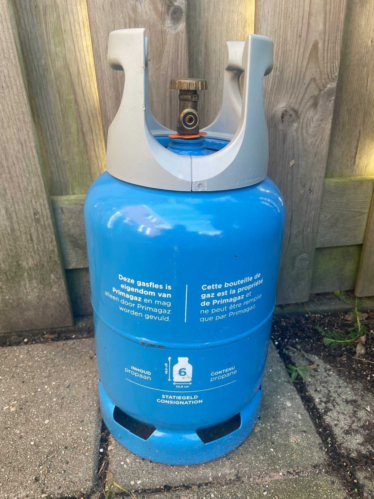 Primagaz EasyBlue PLUS 6 kg gasfles (leeg), Ophalen, Gebruikt