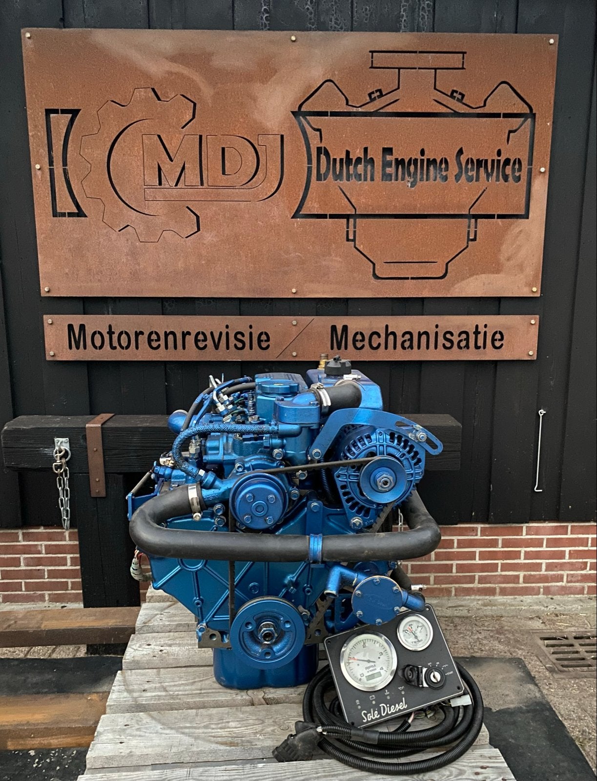 Gereviseerde Sole-Diesel minni33 scheepsmotor, Ophalen of Verzenden, Zo goed als nieuw, Dieselmotor, 1800 rpm of meer
