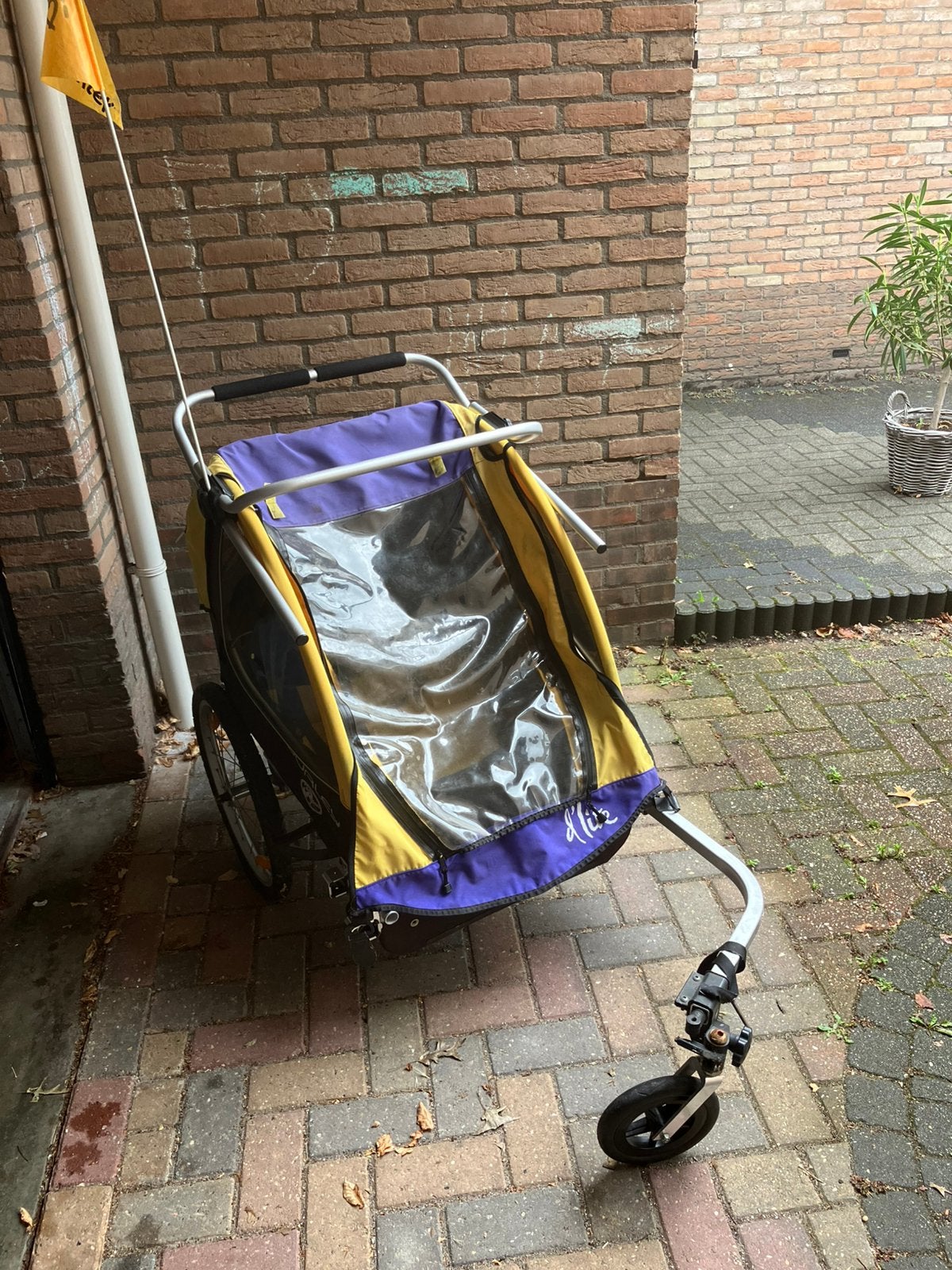 Burley d’lite fietskar, Ophalen, Gebruikt, Kinderkar, 40 tot 60 kg