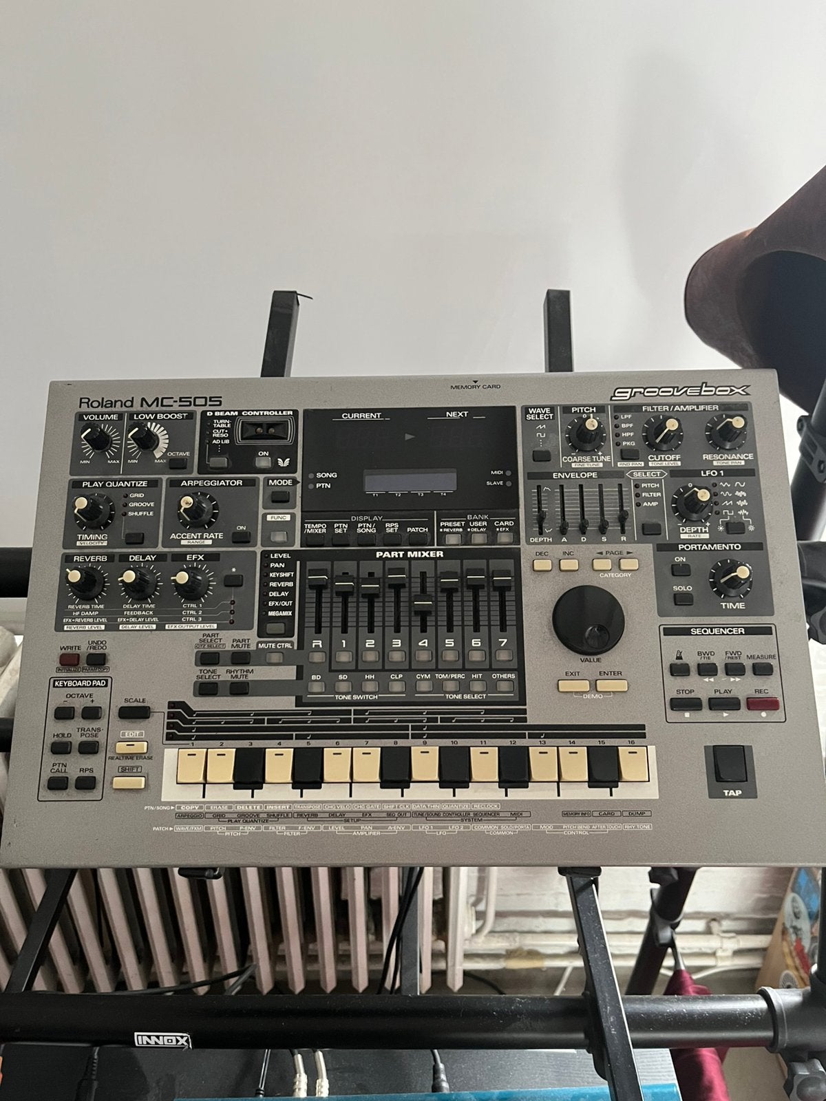 Roland mc 505 - Groovebox/Sequencer!, Ophalen of Verzenden, Gebruikt, Roland