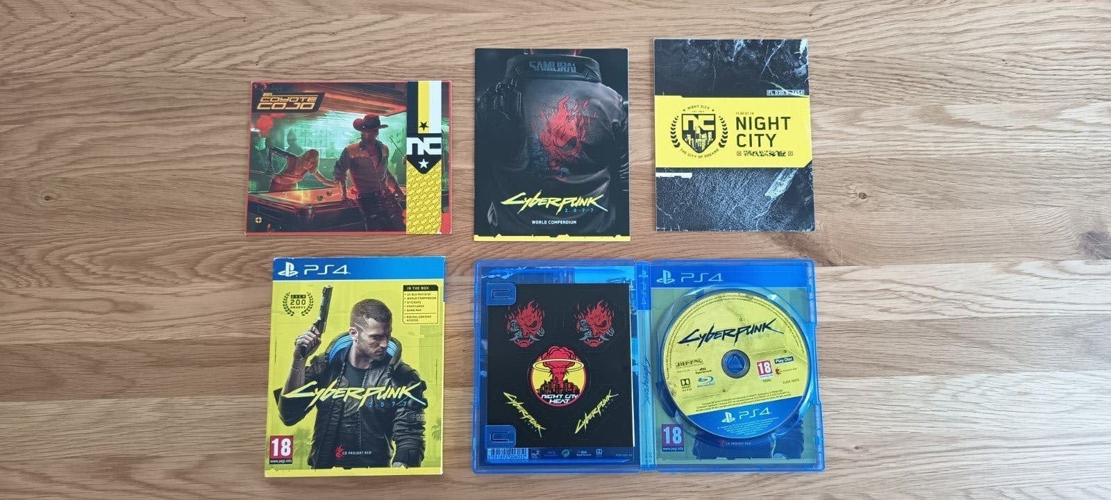 Cyberpunk 2077 PS4 / PS5 + Alle extras, Spelcomputers en Games, Vanaf 18 jaar, 1 speler, Ophalen of Verzenden, Zo goed als nieuw
