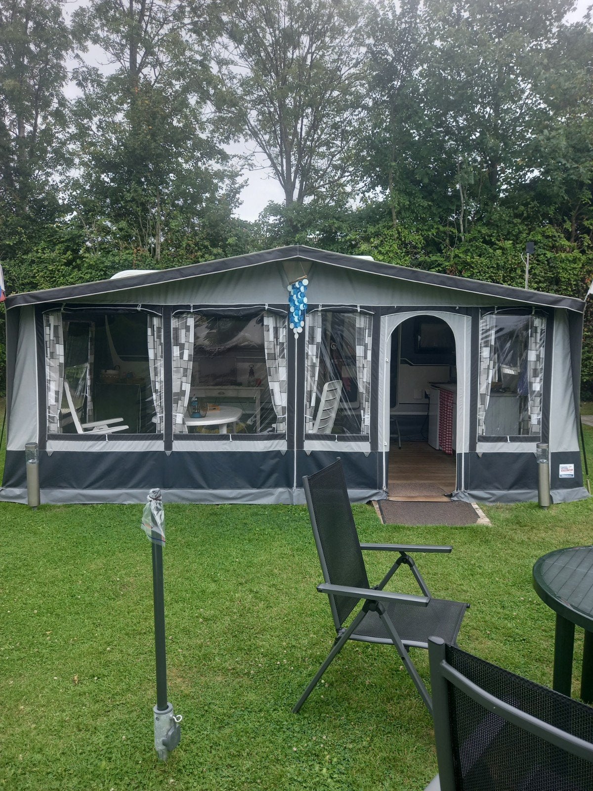 Dorema Columbia De Luxe 300 diep maat 14 975 - 1000  Teab., Caravans en Kamperen, Ophalen, Gebruikt