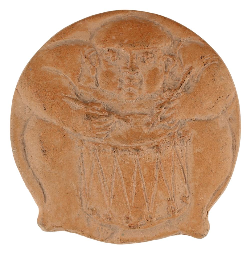Theo van de Vathorst TERRA COTTA NIEUWJAARSPENNING 1993, Verzenden, Overige materialen, Nederland