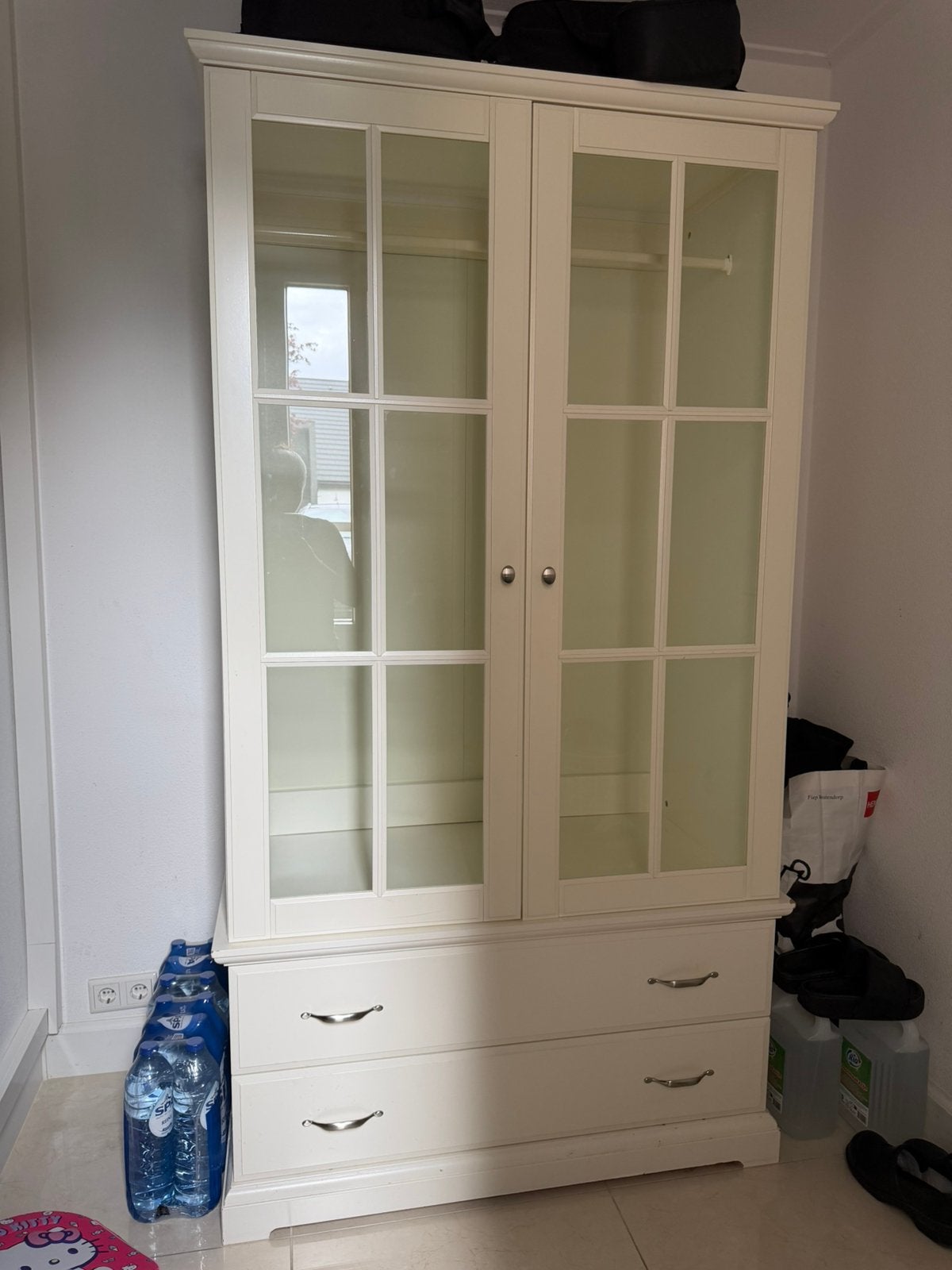 GRATIS OPHALEN || Kledingkast/jassenkast 200x108x58 cm, Huis en Inrichting, Ophalen, Gebruikt, 100 tot 150 cm, 200 cm of meer