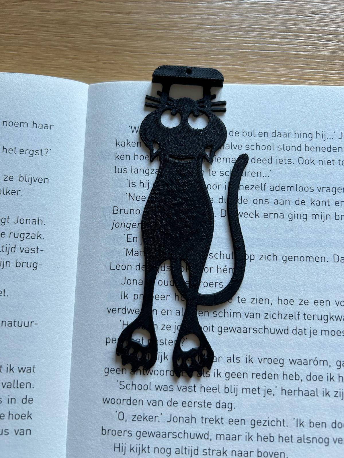 Leuke, grappige boekenlegger kat, Ophalen of Verzenden, Nieuw, Dier