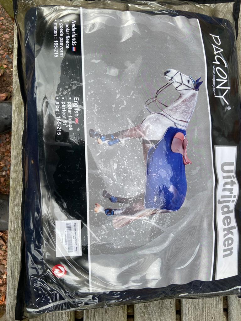 Splinternieuwe PAGONY fleece uitrijdeken, Overige typen, Nieuw, Overige maten, Blauw