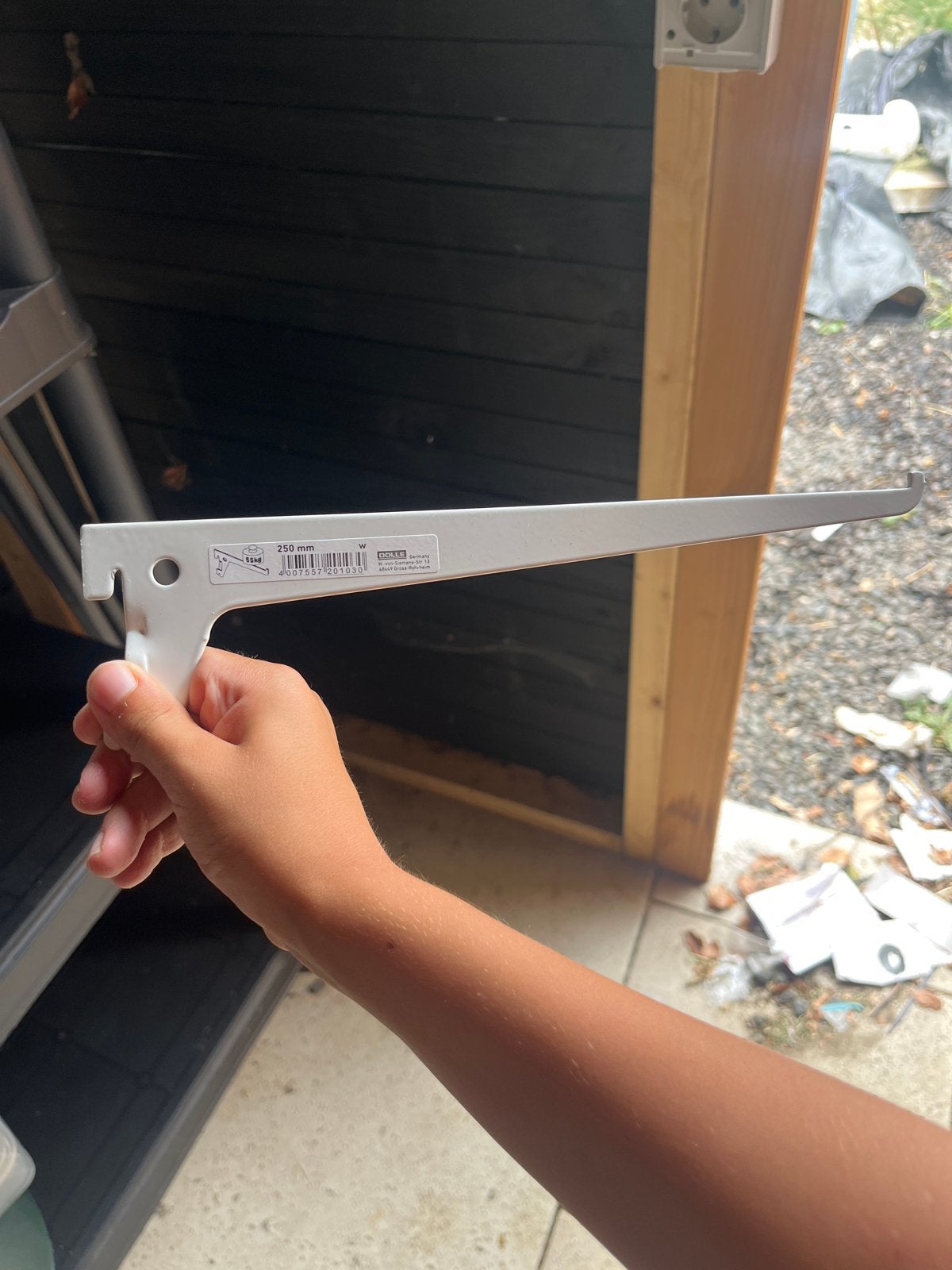 9x Witte plankdrager 250 mm - Dölle, Huis en Inrichting, Ophalen of Verzenden, Zo goed als nieuw